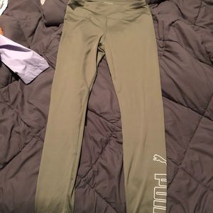 Olive Green Puma leggings